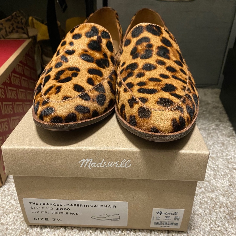 Leopard Madewell Loafers